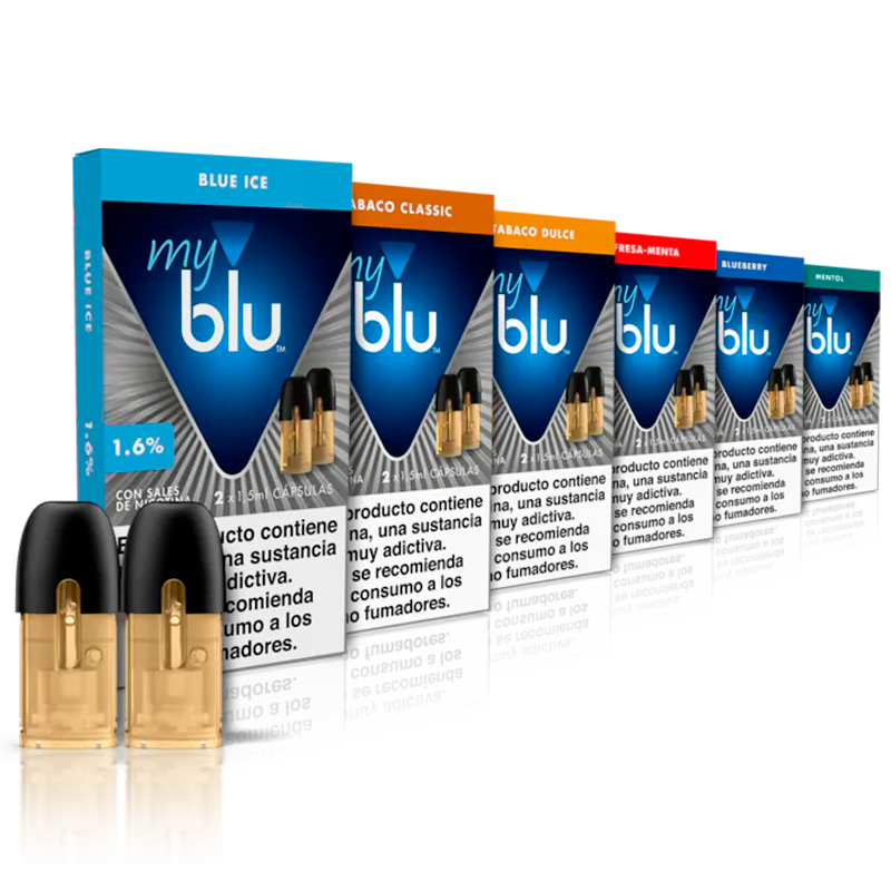 Cápsulas para vapear sabor Tabaco nic salt | blu®